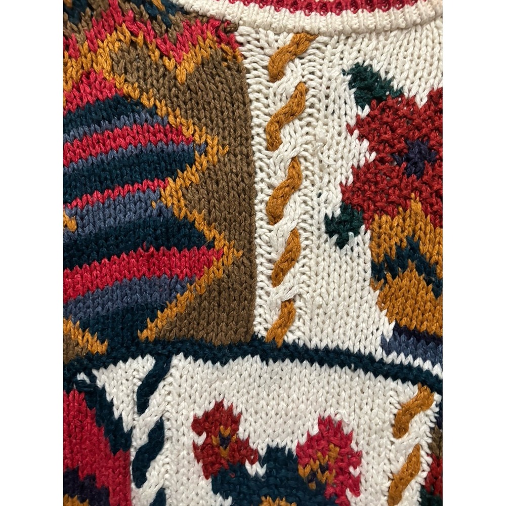 Vintage NUGGETS 1993 knitted crewneck sweater size large - Picture 5 of 11